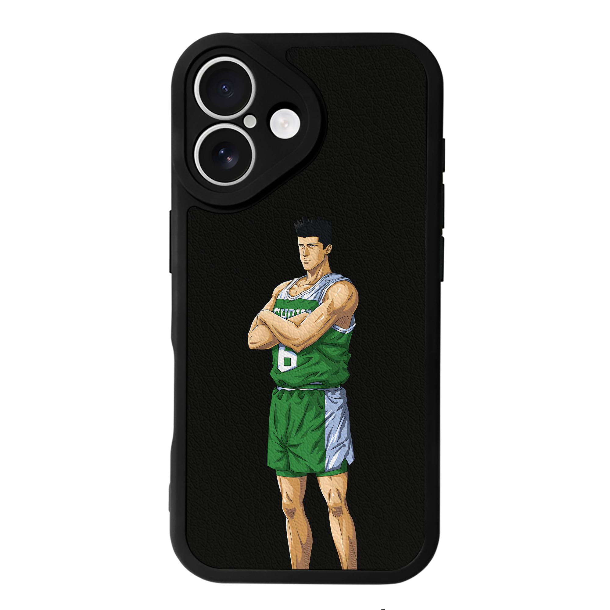 （画像用） SLAM DUNK／スラムダンク 【iPhone 16シリーズ対応】シリコンスマホケース（レザー調） 材質：シリコン